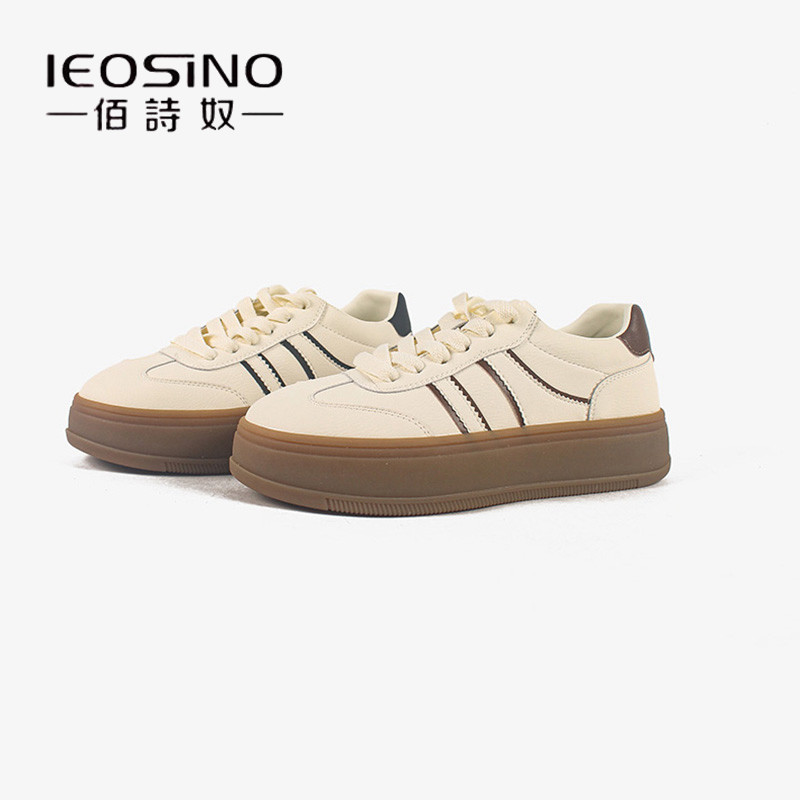 佰诗奴厚底德训鞋女2026新款春季小个子增高休闲百搭增高平底板鞋,女鞋,德训鞋,淘宝优惠券,粉丝福利购,淘宝优惠卷