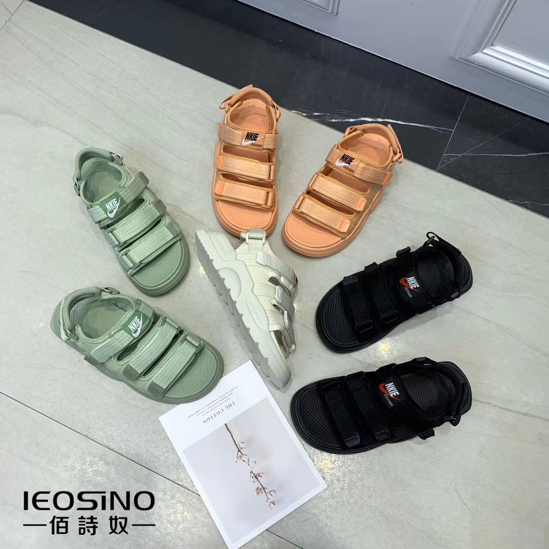 佰诗奴厚底凉鞋女网红平底魔术贴ins潮运动休闲百搭女鞋412045061