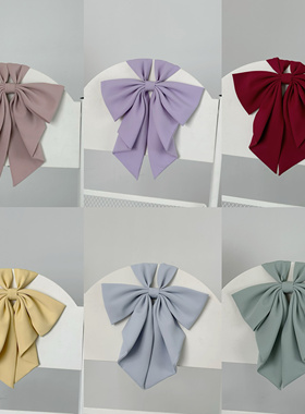 shindek JK水手服超大领结龙尾蝶纯色酒红粉色蝴蝶结领花日系制服