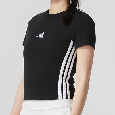 阿迪达斯女装运动休闲短袖T恤