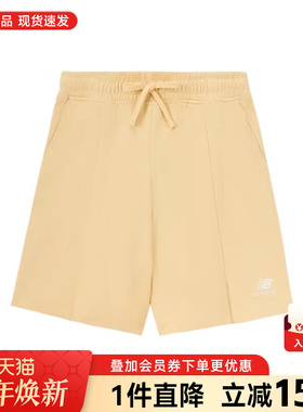 New Balance NB女裤新款运动裤简约休闲裤舒适透气短裤AWS32322GO
