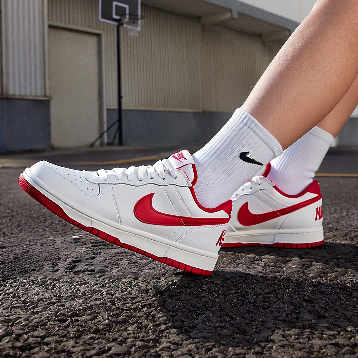 NIKE耐克男鞋2026本命年小白鞋红色新年款简版空军一号运动鞋板鞋