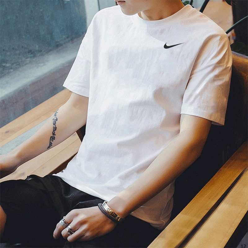 Nike耐克休闲短袖T恤男2026夏季新款男士简约宽松纯棉圆领运动t恤