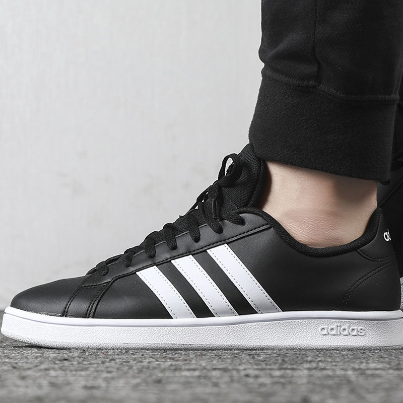 阿迪达斯男鞋夏款正品官方旗舰新款透气帆布鞋子男士休闲鞋板鞋男