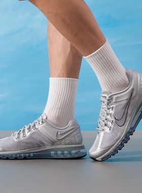Nike耐克男鞋2026新款AIR MAX 2013气垫缓震透气跑步鞋HQ3025-001