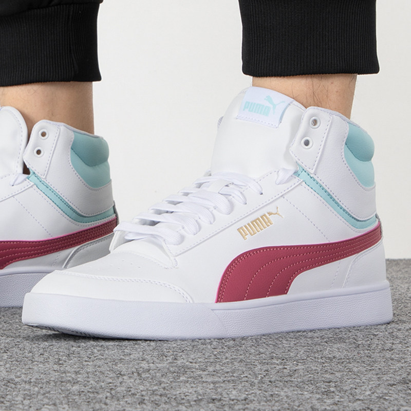 puma彪马鞋子男鞋女鞋2023夏季新款板鞋高帮耐磨运动休闲鞋380748