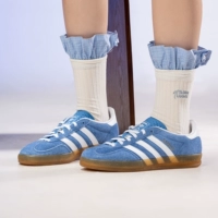 HQ8717/GAZELLE/замша/синий белый коричневый