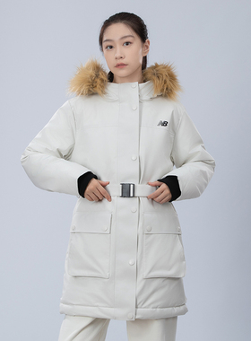 New Balance NB羽绒服女2025冬新款保暖防风夹克外套AWJ34318CIC