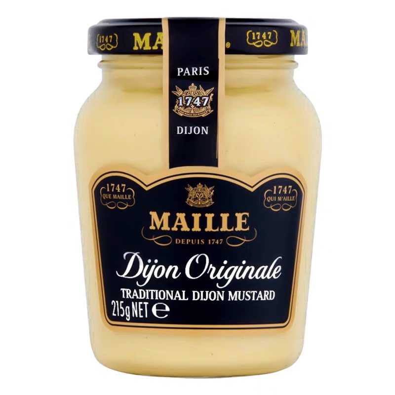 魅雅传统第戒芥末酱215g Dijon Mustard sauce法国原味大藏芥末酱