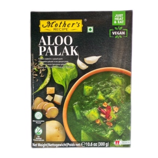 Indian ready meals Ready to eat mother's Aloo palak 300g