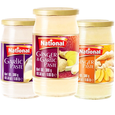 National ginger garlic paste姜蒜混合酱 姜蓉 蒜蓉蒜泥姜泥300g
