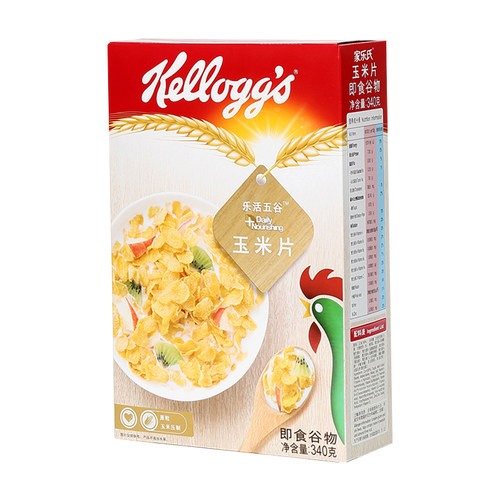 340g泰国非油炸谷物原味玉米片