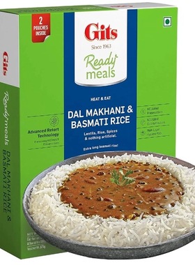Ready meals Gits Dal makhani & basmati rice 速食咖喱