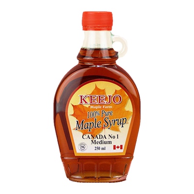 加拿大进口柯金偶枫糖浆糖浆100枫叶 maple Syrup 烘焙 250ml