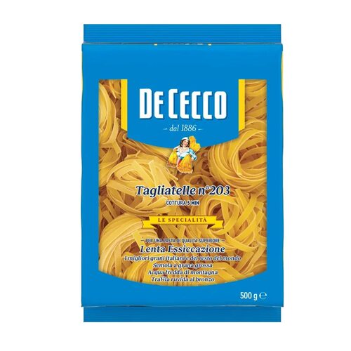 进口dececco得科203#幼身卷面500g 卷面意大利面 Tagliatelle