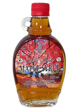 MAPLE SYRUP加拿大原装进口枫叶糖浆 枫糖酱琥珀色0脂肪 250ml