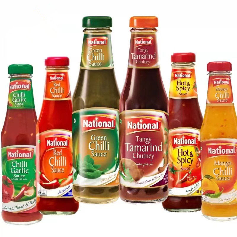 national chili chilli sauce 300g red green chilli  chutney