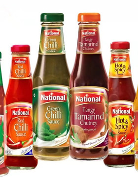 National chili chilli sauce 300g red green chilli  chutney
