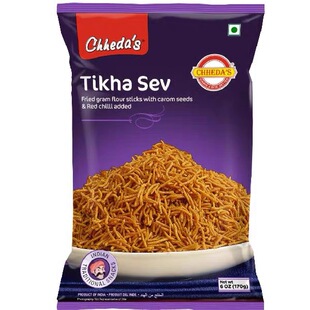 印度小吃 chhedas snacks 印度零食 Tikha sev namkeen