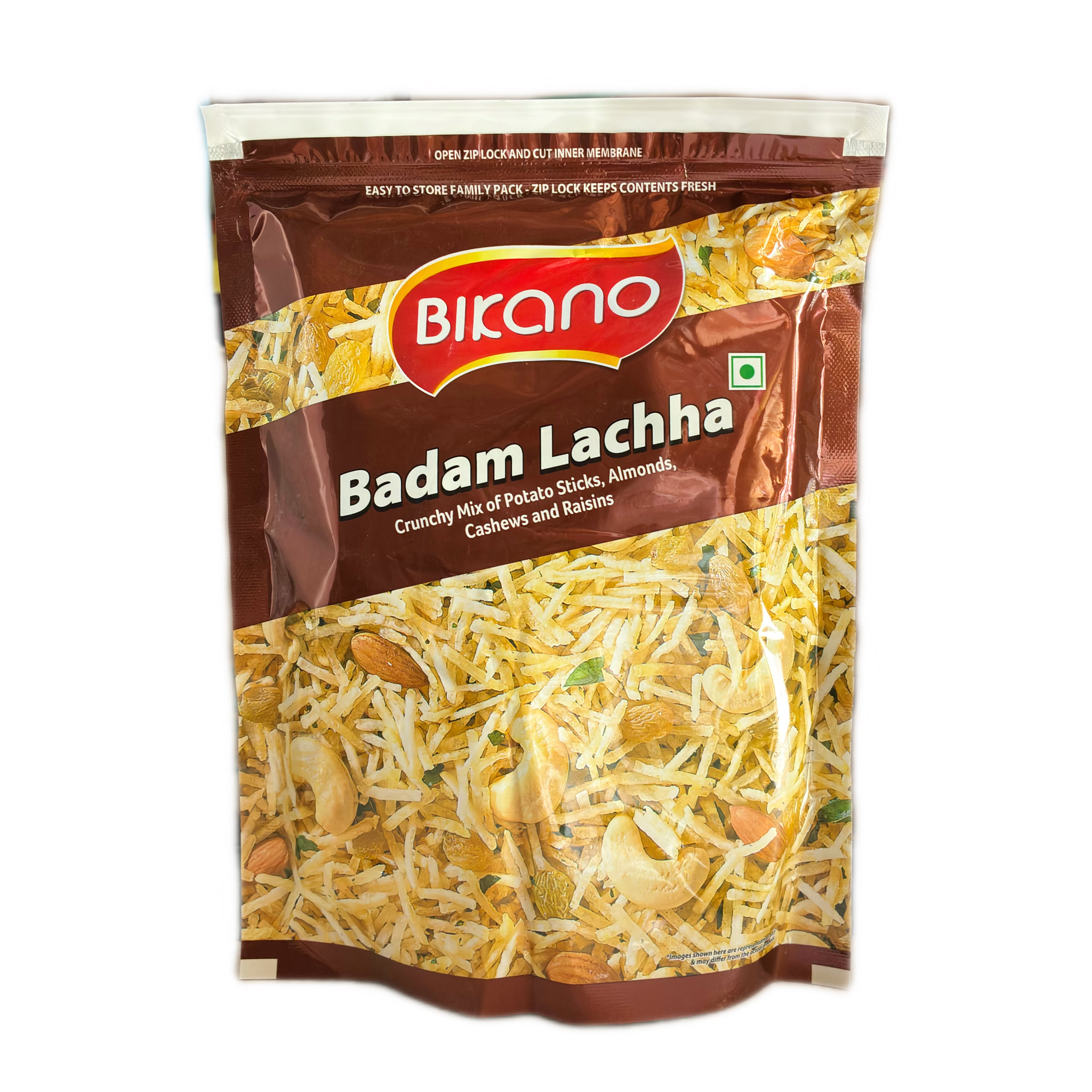 Indian namkeen印度小吃开袋即食 snacks印度吃零食 Badam Lachha - 实物图