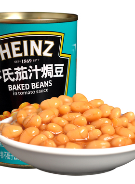 亨氏茄汁焗豆 415g Canned baked beans 白芸豆罐头早餐西餐配料