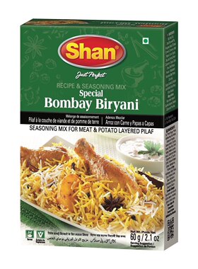 Shan Bombay Biryani 60g 巴基斯坦孟买比尔亚尼粉 玛莎拉调料