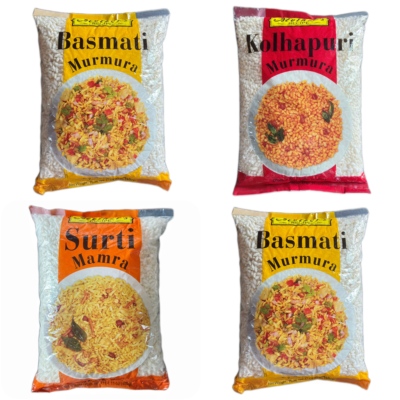 Indian food Puffed rice surti mamra murmura 印度爆米花 400g