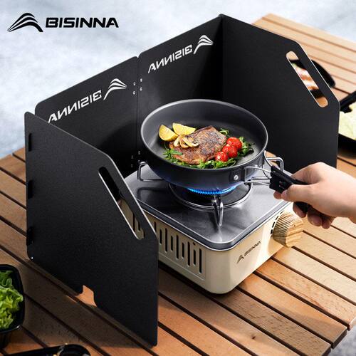 北山狼挡风板户外卡式炉防风罩防风圈折叠露营围挡煤气灶围挡防板