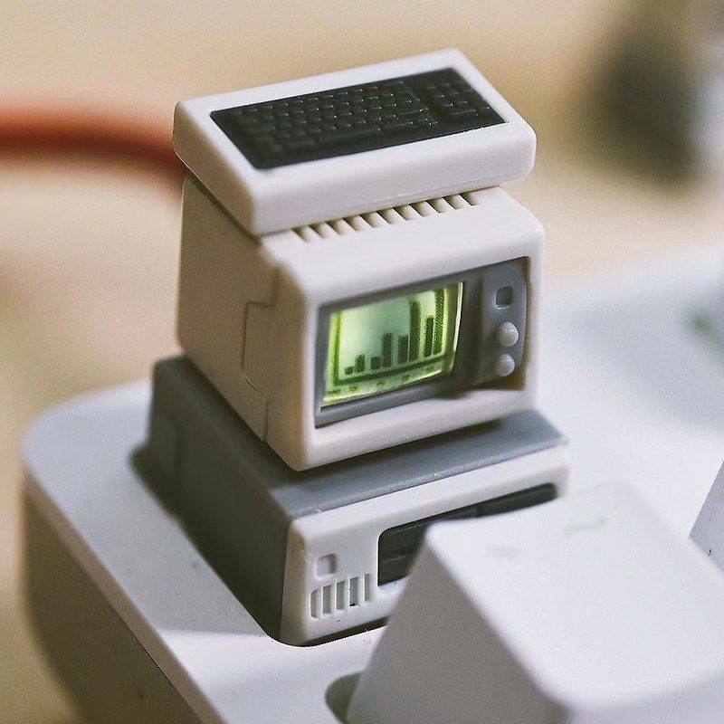 K-02 IBM键帽红白机键帽机械键盘80年代mac麦金塔复古个性透光键