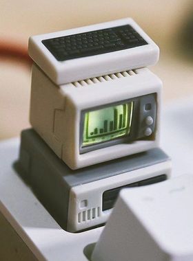 K-02 IBM键帽红白机键帽机械键盘80年代mac麦金塔复古个性透光键