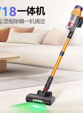 跨境无线手持式吸尘器550W35Kpa5系地大吸力大功率厂家便携式一件