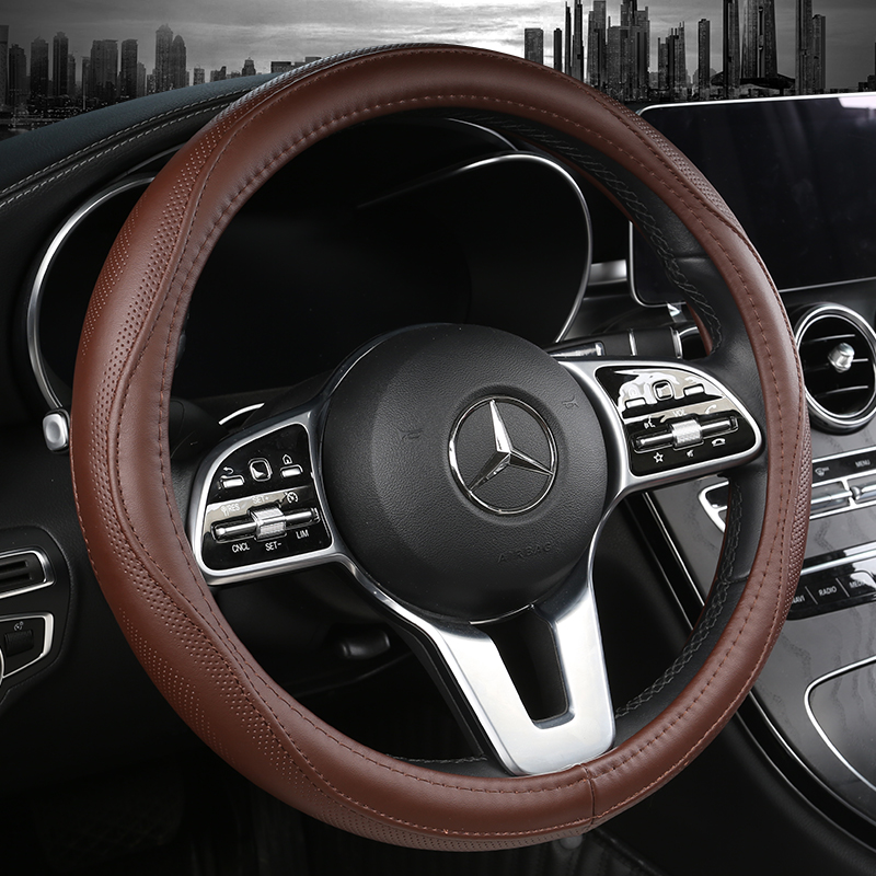 真皮方向盘套汽车把套雷克萨斯ES NX RX CT LS GS IS300 LS350