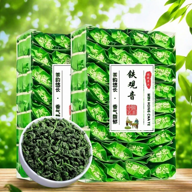 正季新茶安溪铁观音浓香型兰花香福建高山一级乌龙茶叶盒装500g