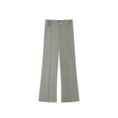 ICE UP进口羊毛混纺抗皱透气柔顺显瘦休闲垂感免烫微喇直筒西裤