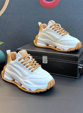 白色可以多惊艳！Minimalism Aquaman舒适老爹鞋男内增高厚底休闲