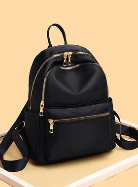 正品ITCFASHONK双肩背包包女韩版百搭牛津布小包帆布书包防盗休闲