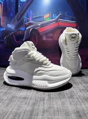 颜值品质兼备Minimalism Aquaman高帮简约厚底小白鞋男内增高百搭