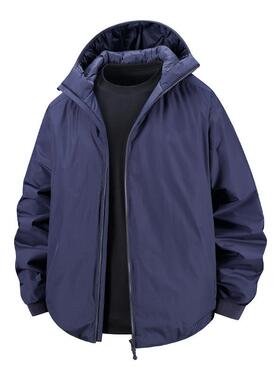 Mostarsea~3m新雪丽棉服冬季抗湿冷连帽外套男轻量化防风保暖棉衣