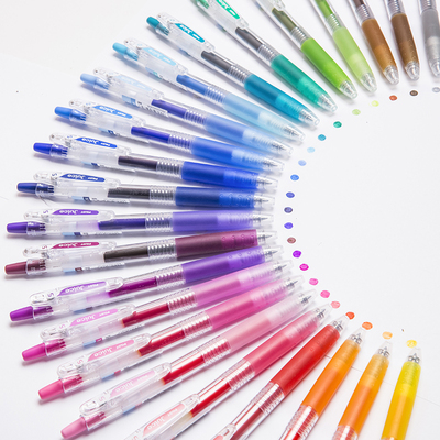 百乐日本juice手账金属色中性笔