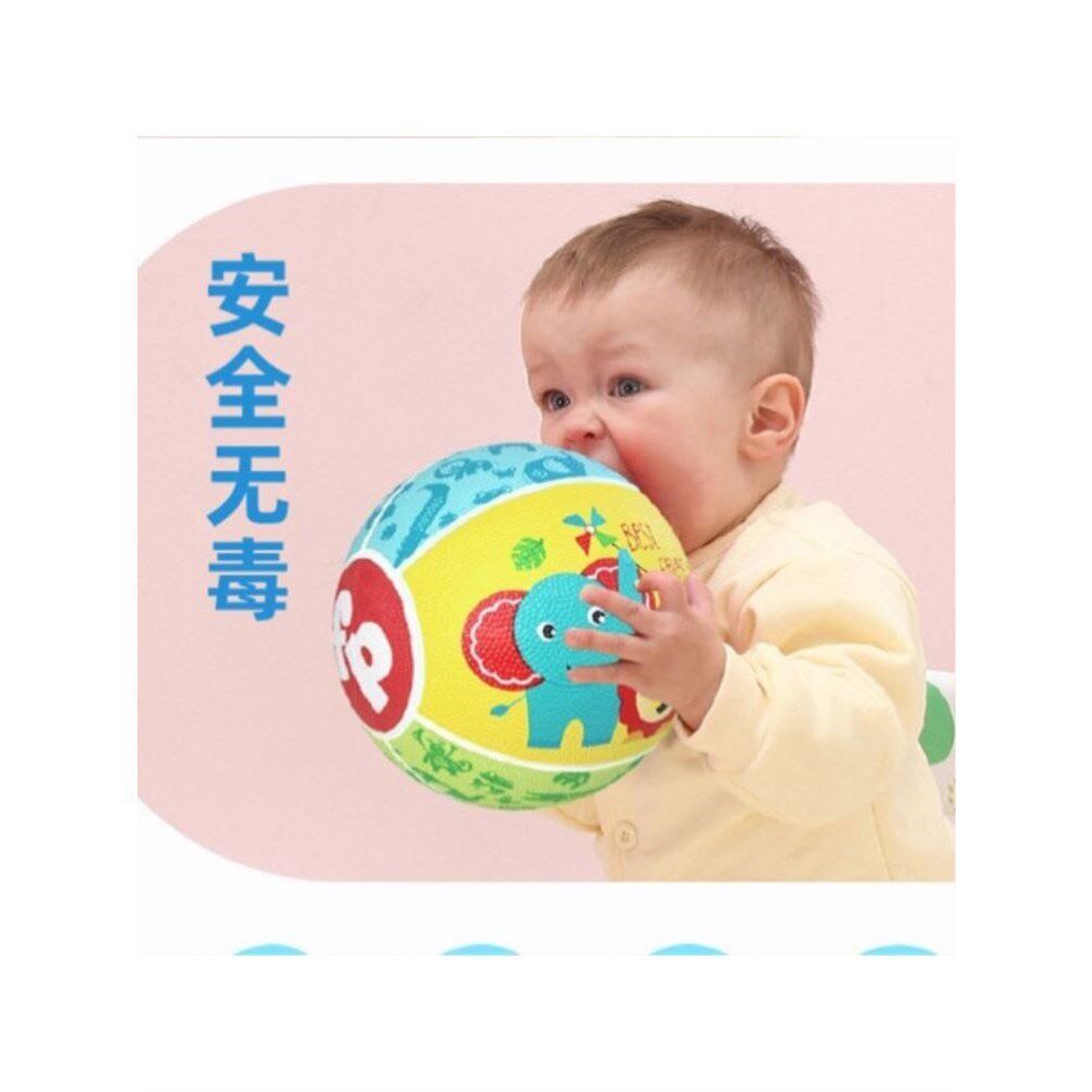 皮球儿童婴儿无毒可啃咬玩具球号5号卡通篮球皮球宝宝玩具早教