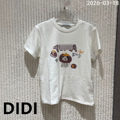 欧洲站2026春季新款OVER字母印花圆领短袖T恤女百搭显瘦上衣70328