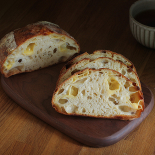 黄波芝士酸面包Sourdough 面包健身三明治欧包 天然酵种硬欧包法式