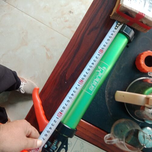 长鸿212短款500毫升结构软胶枪自动断胶大行程彪哥玻璃胶枪省力