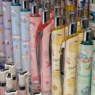 现货新款 pentel派通限定中性笔三丽鸥联名凯蒂猫玉桂狗库洛米丑鱼