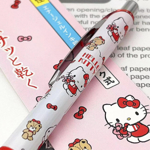 日本pentel派通凯蒂猫限定中性笔美乐蒂库洛米三丽鸥联名限量版