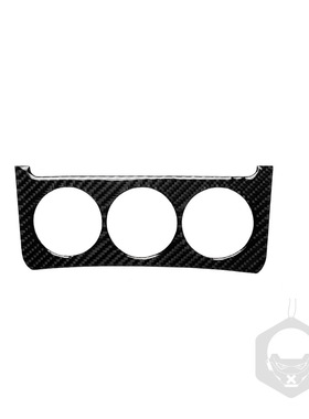 适用于日产/尼桑350z中控仪表旋钮装饰贴内饰改装红色碳纤维配件