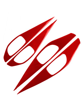 适用英菲尼迪Q50Q60碳纤维汽车内门拉手面板内装饰改装配件贴纸