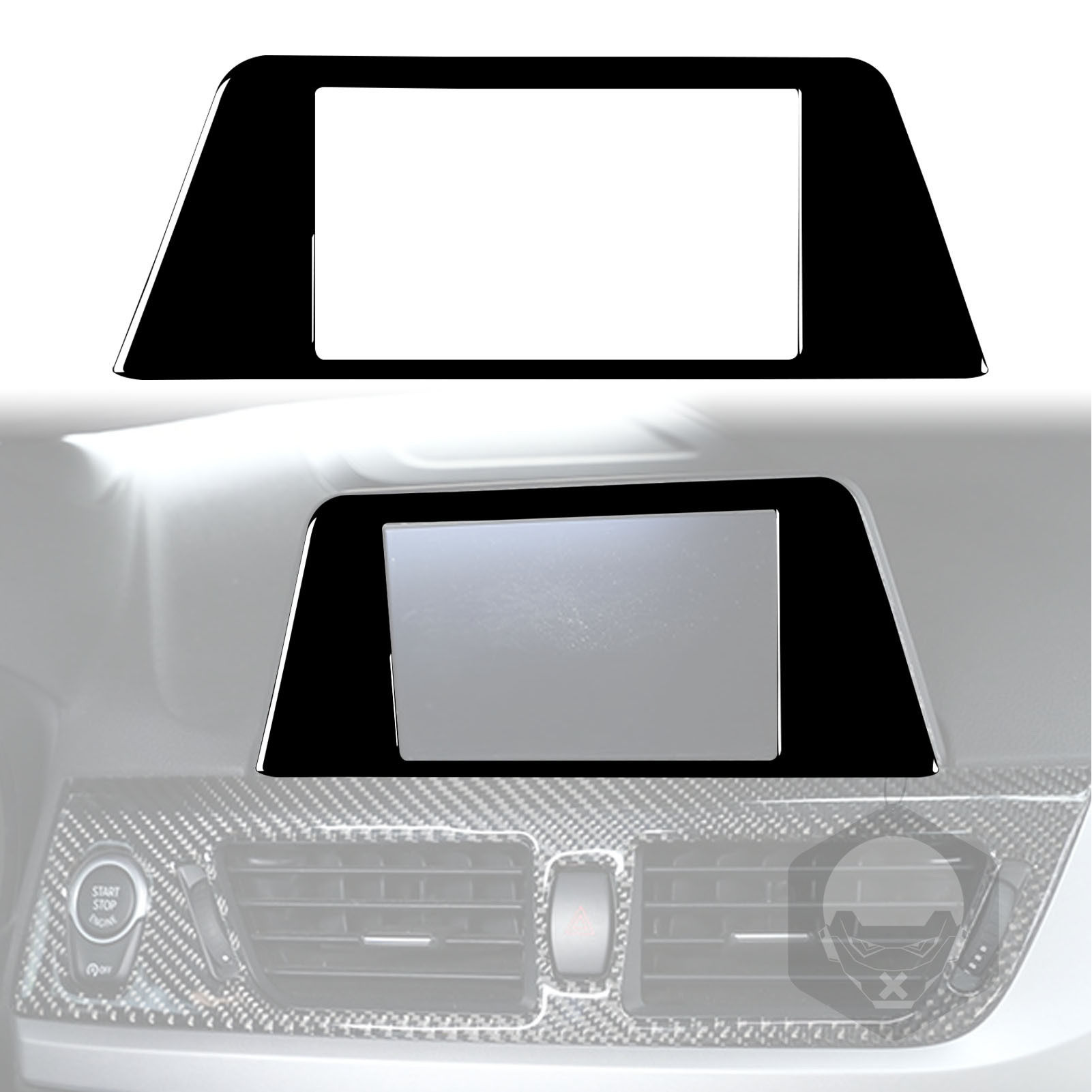 适用17-19款F52宝马1系三厢导航面板钢琴黑汽车内饰改装装饰配件,电动车/配件/交通工具,更多电动车零/配件,淘宝优惠券,粉丝福利购,淘宝优惠卷