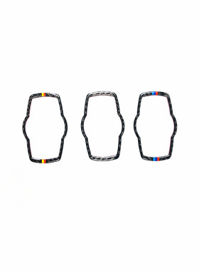 适用于宝马老3三系e90/e92/e93碳纤维大灯开关装饰汽车改装m色贴