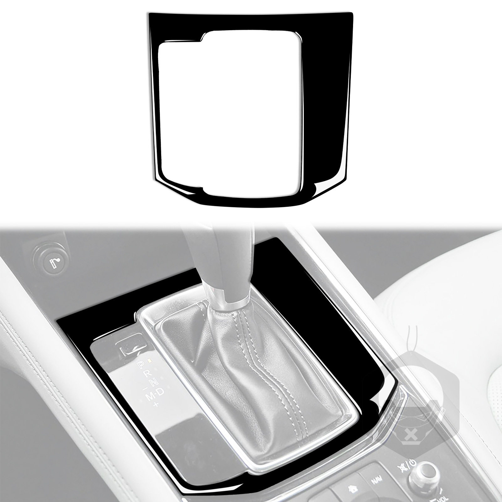 适用于17-18马自达CX-5排挡面板贴钢琴黑 亮黑汽车改装装饰内饰,汽车零部件/养护/美容/维保,其他,淘宝优惠券,粉丝福利购,淘宝优惠卷